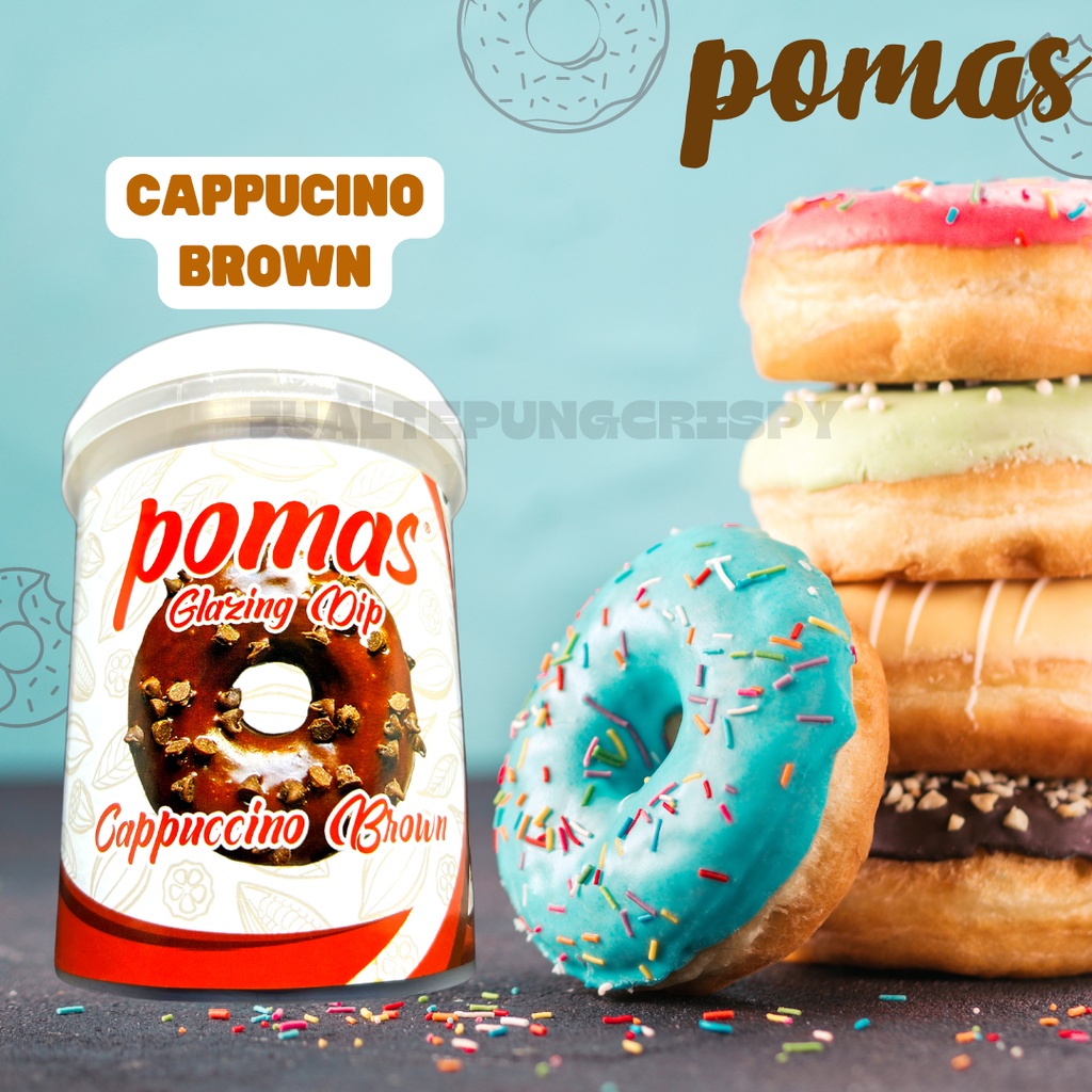 POMAS Glaze All Variant Smooth / Dip Glaze / Glaze Donat 1 Kg