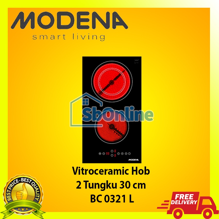 MODENA Vitroceramic Hob 30 cm - BC 0321 L