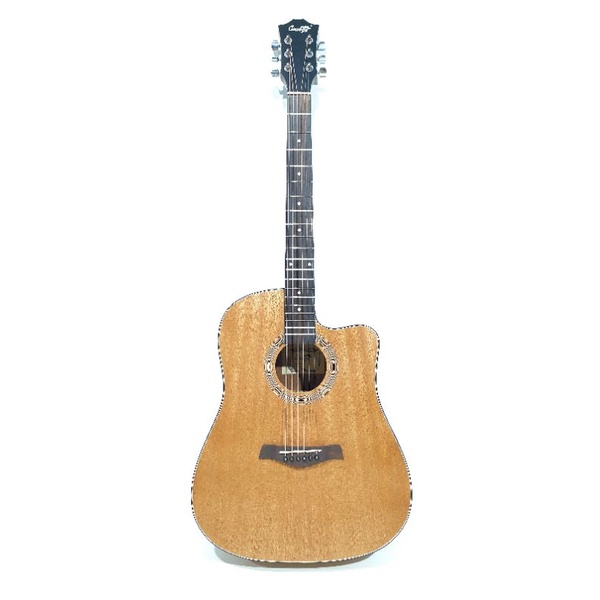 Gitar Akustik Elektrik Merk Cowboy Original Tipe GWC-240 NA NS Equalizer Eq-7545 Senar String Eq