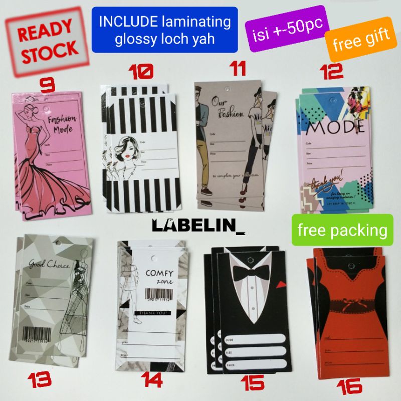 

PART-8 READY HangTag Fashion hangtag label baju hangtag label hangtag baju sisa ekspor