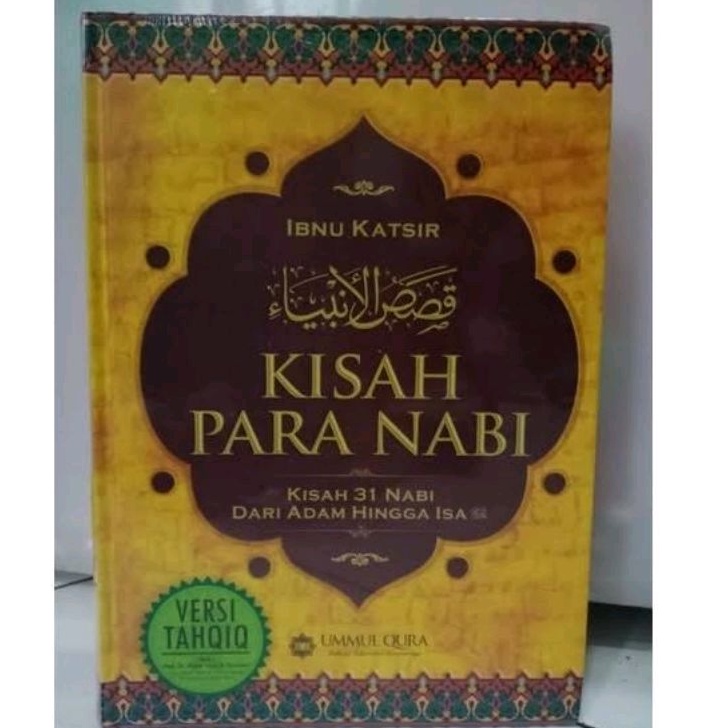 Original Terjemahan Qashashul anbiya qoshoshul anbiya' Kisah para Nabi Ibnu Katsir Tahqiq