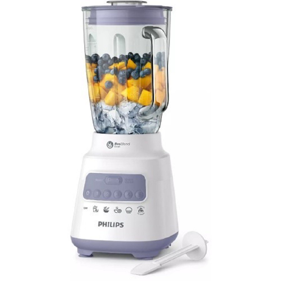 Blender Philips HR2222 Gelas Kaca 2 Liter Premium Glass