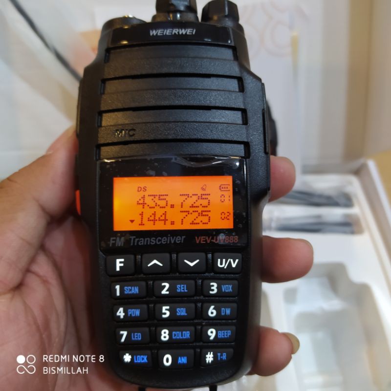 HT WEIERWEI VEV-UV888 POWER 10 WATT GARANSI