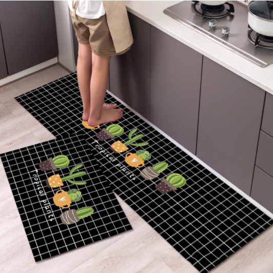 Keset 2 in 1 Door Mat Trendy Keset Dapur 2 in 1 Keset Kaki Dapur Kamar