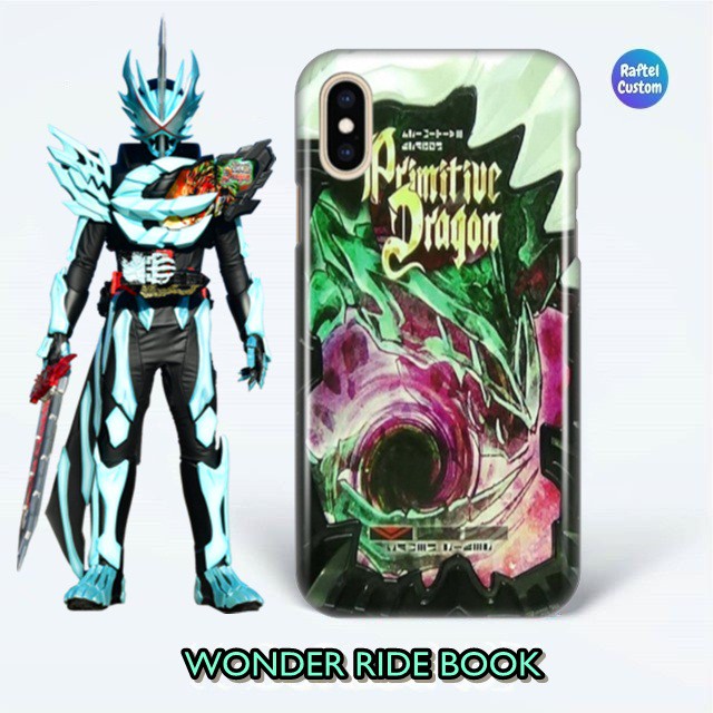 Custom Case Kamen Rider Saber Primitive Dragon Wonder Ride Book