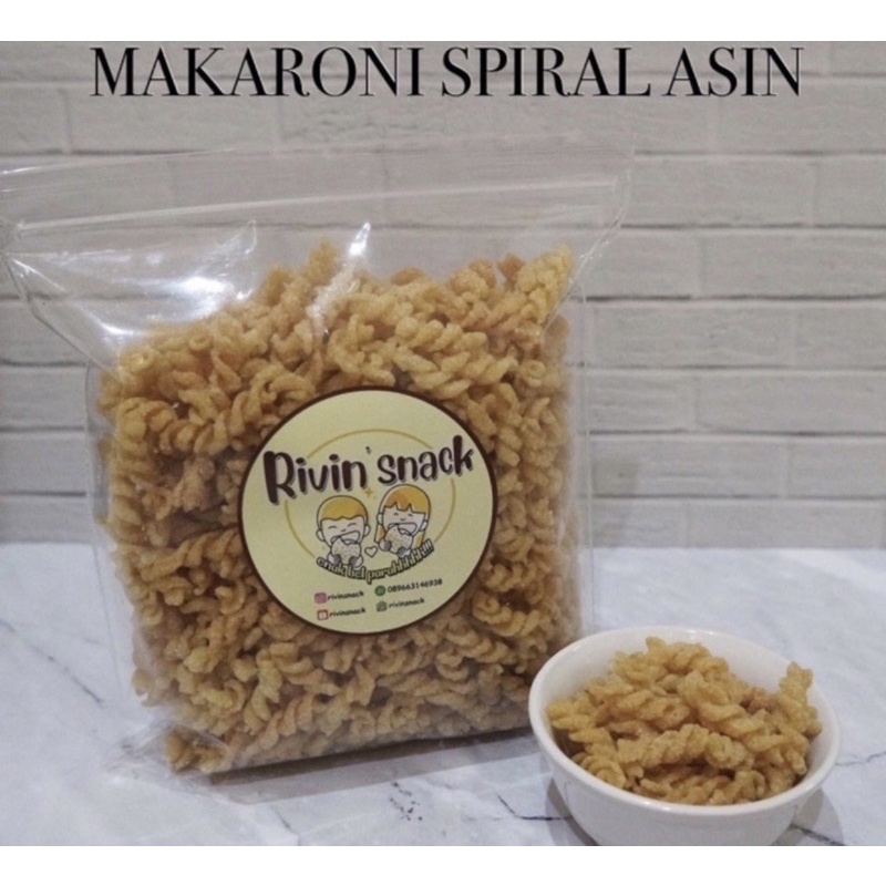 Jual Makaroni Spiral 125gr Pedas Asin Balado Mix Thailand