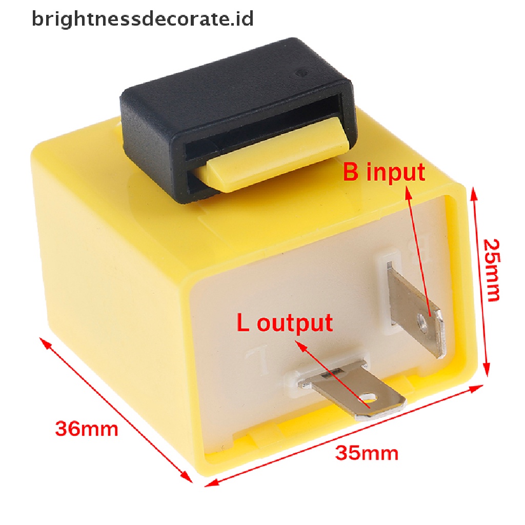 Indikator Sinyal Belok Led 12v 2 Pin Frekuensi Dapat Disesuaikan