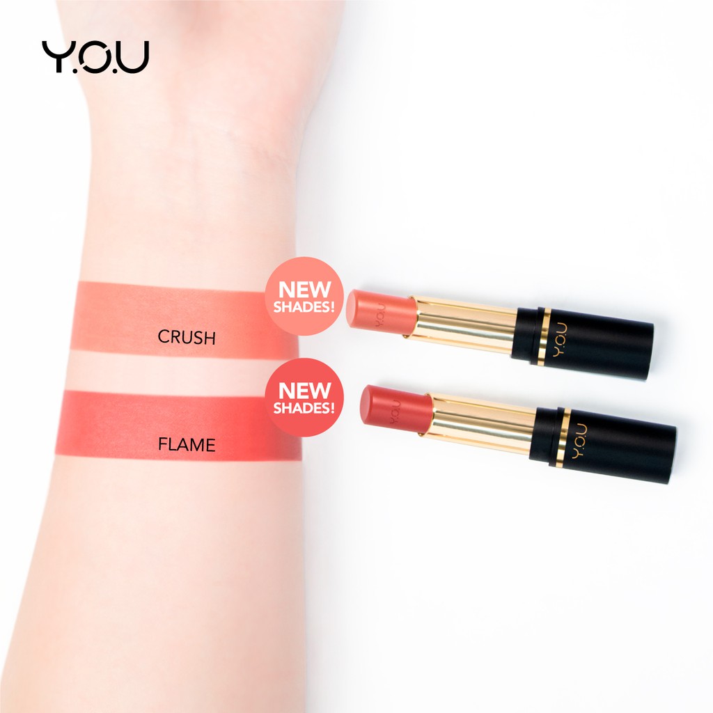 YOU  Basic Collection Supreme Matte Lipstick 3.2 g [Long-wear Lip Color&Rich]