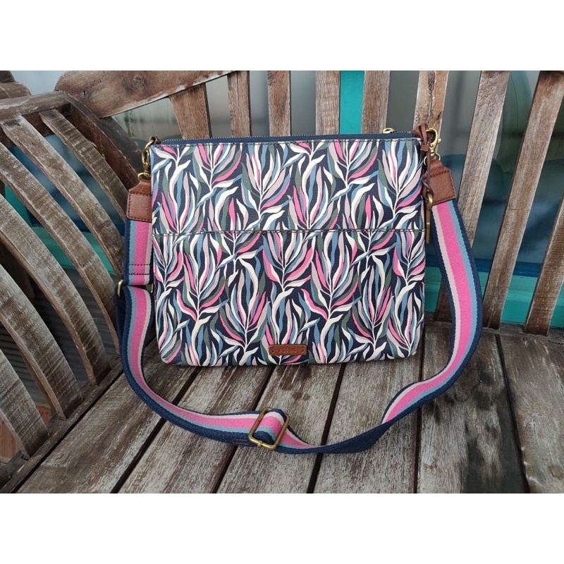 Preloved tas fossil fiona crossbody second pl