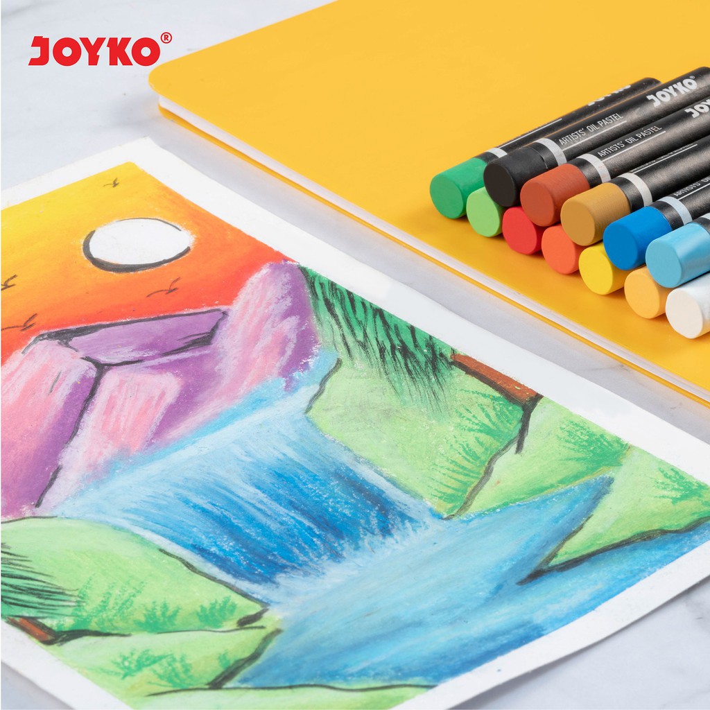 

Artists Oil Pastel Krayon Minyak Joyko OP-12ART 12 Warna Colors