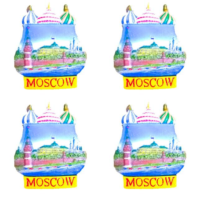 Souvenir Magnet kulkas russia moscow