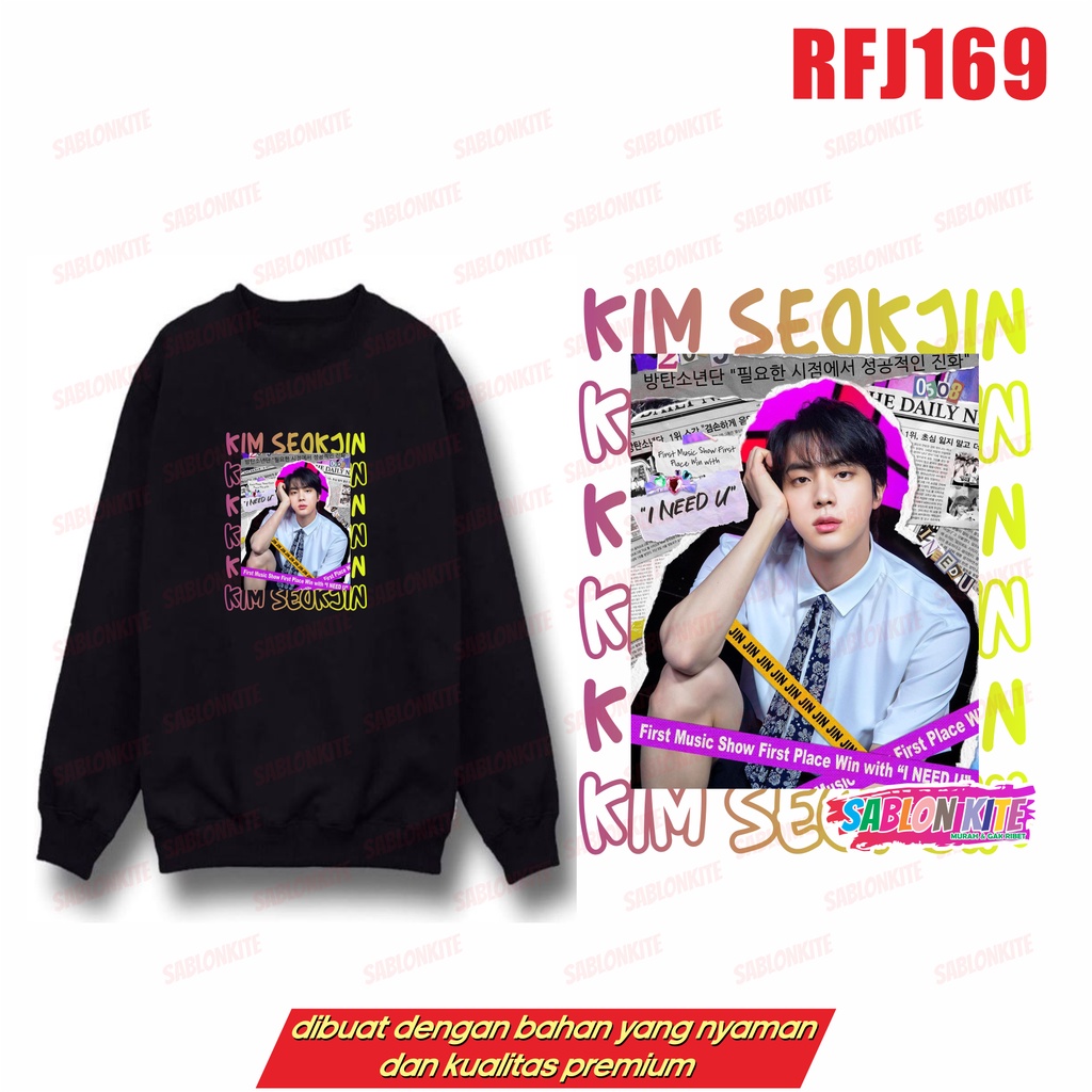 MURAH!!! SWEATER AWARD TAEHYUNG JIMIN SUGA RM JUNGKOOK JIN JHOPE RFJ169