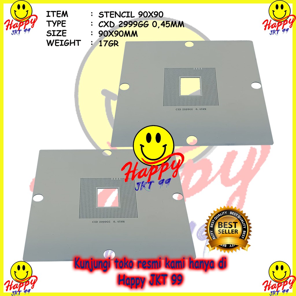 [ HAPPY JKT 99 ] STENCIL 90X90 PS3 4000 CPU CXD2999GG CXD2999 GG CXD 2999 GG