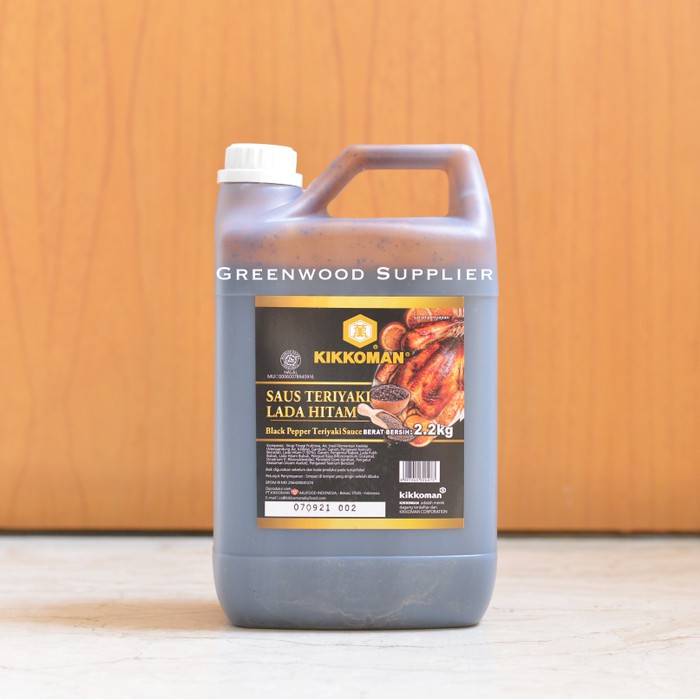 

Kikkoman Black Pepper Teriyaki Sauce - Teriyaki Lada Hitam (2,2KG)