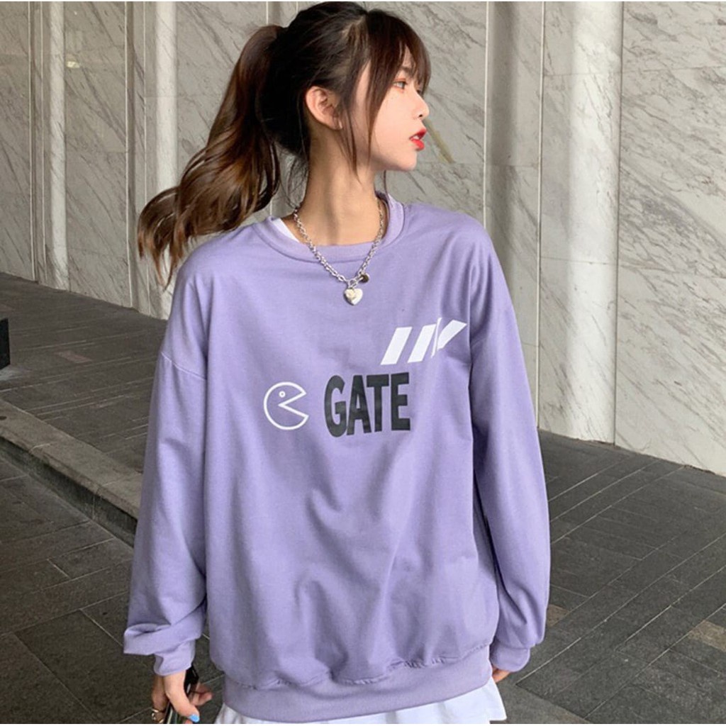 Weijia Fashion OOTD Wanita Sweater HAOYO / Sweater Gate / Sweater Style Korean Kekinian / Sweater Wa