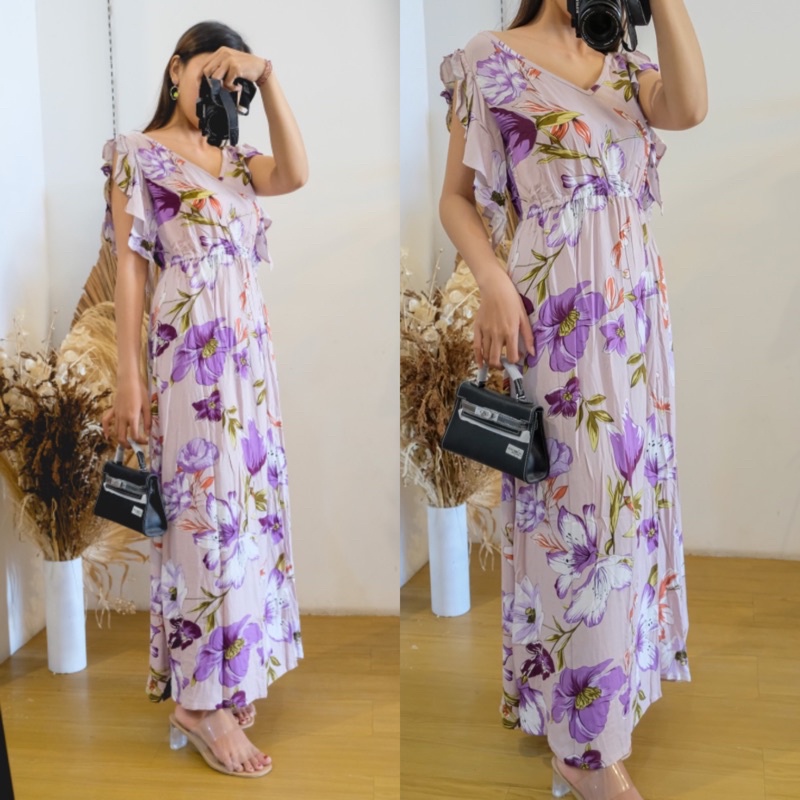 floral dress maxi