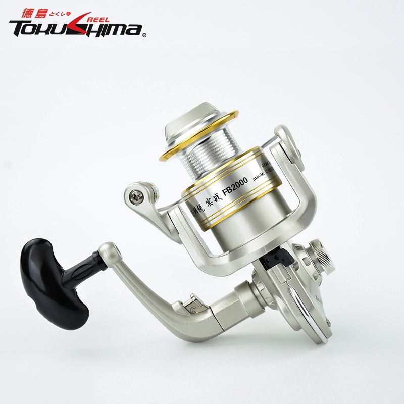 TOKUSHIMA FB 6BB Spinning Reel 15KG Max Drag Power Fishing Reel Fishing Tackles