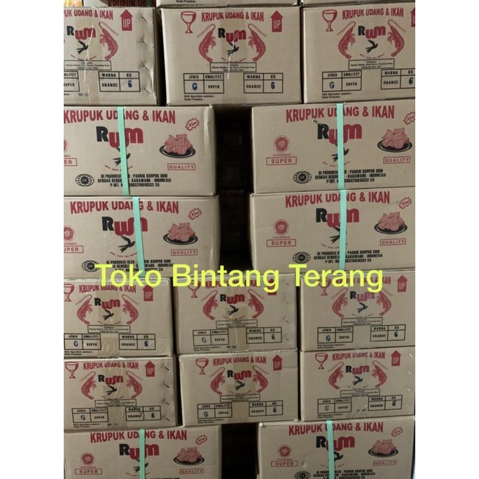 

krupuk udang & ikan RWM Gondang 1 dus 6 kg