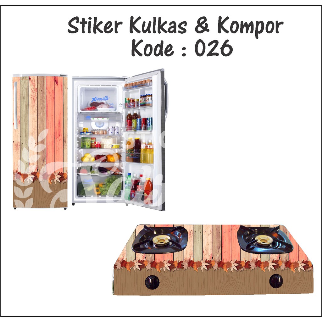 STIKER KULKAS DAN KOMPOR 026