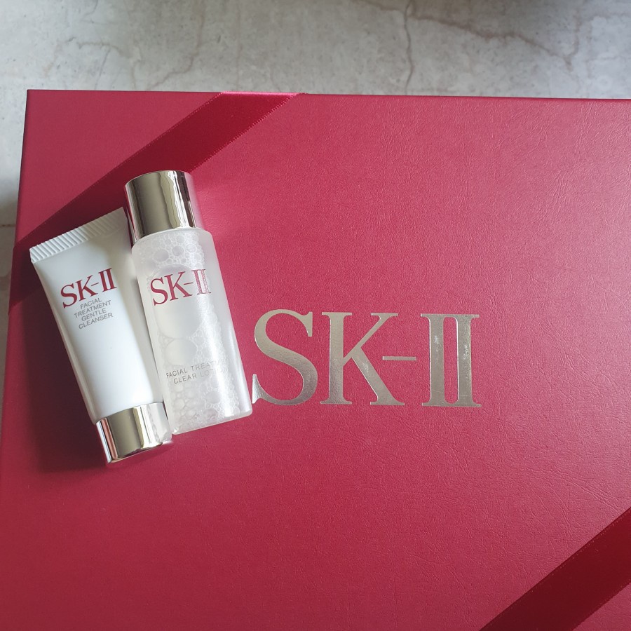 SK II cleanser dan toner