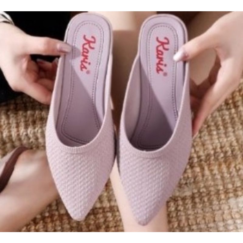 Sandal Bustong Wanita Bintik Karis A868