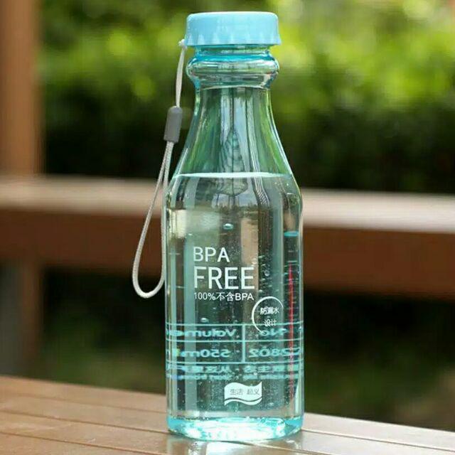MY BOTTLE / BOTOL MINUM SODA / BOTOL KARAKTER UNIK / MY BOTTLE SODA 500ML-BIRU