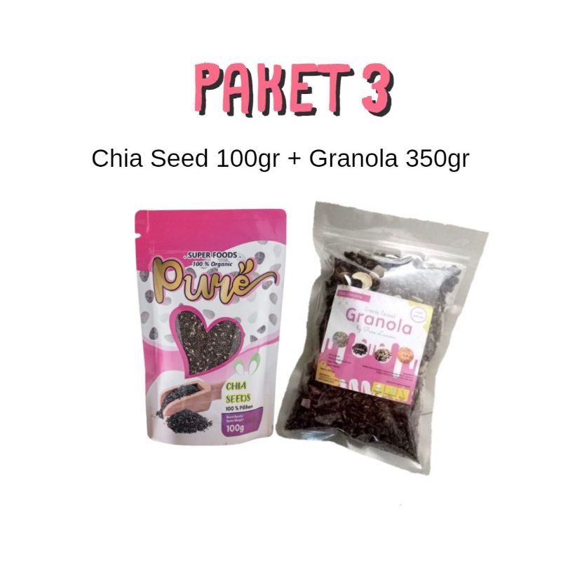 

Paket 3 : Chia Seed 100 gr & Granola 350 gr ( 1 CHSD + 1 GRN)