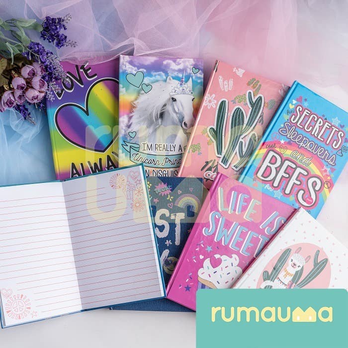 

[RESTOCK] RUMAUMA Notebook Diary Buku Tulis Jurnal Planner Lampu LED Unik Murah - Unicorn Putih