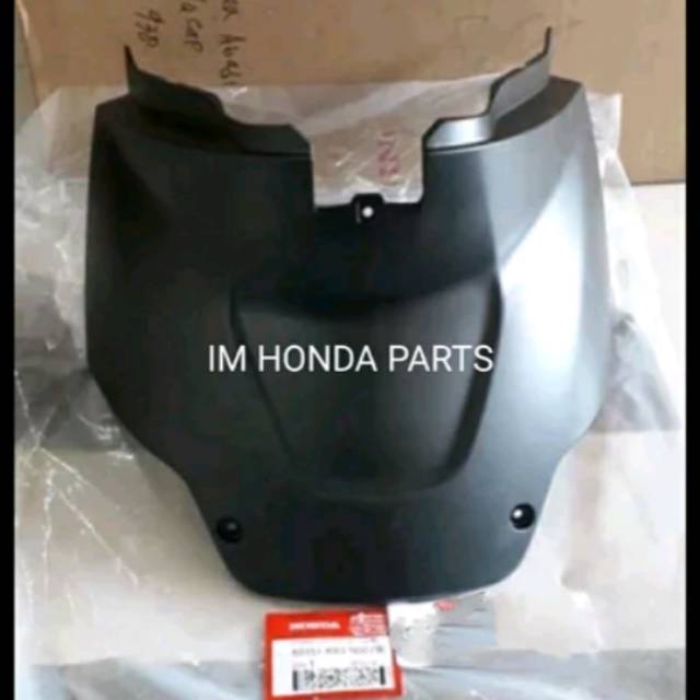 Cover center tebeng penutup mesin bawah jok Honda Scoopy fi esp 2017 2018 hitam doft original