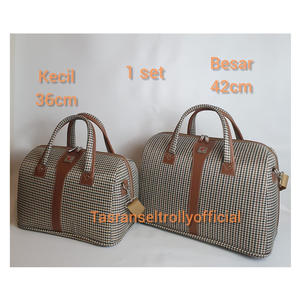 Tas Pakaian untuk wanita Polo Interclub besar&amp;kecil 1set 100%original