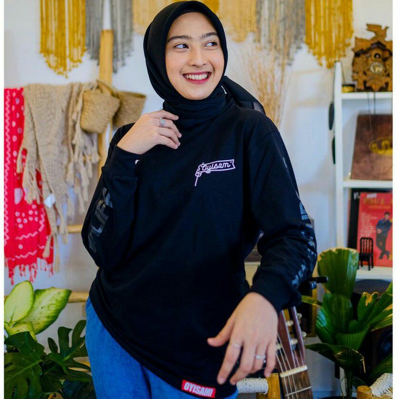 OYISAM T-SHIRT LS SALBLACK