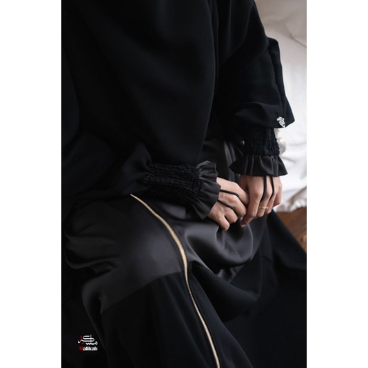 Gamis Nawal Black by Abaya Malikah