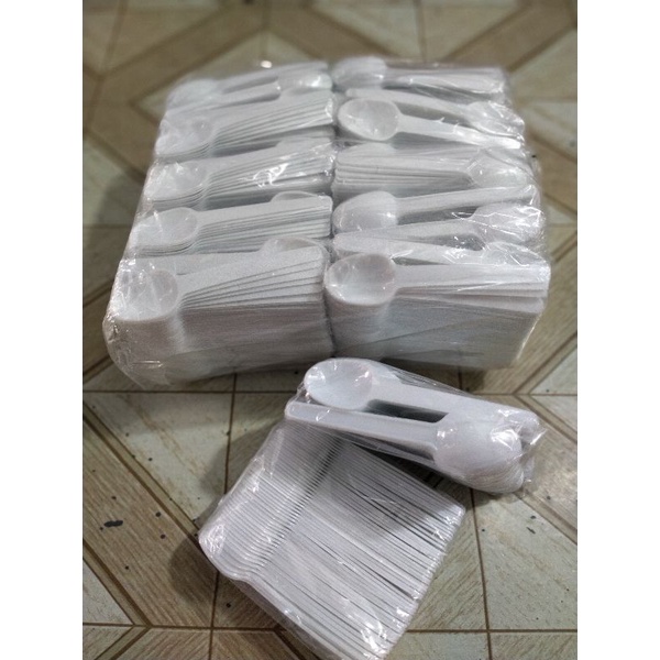 SENDOK PLASTIK PUDING STB / SENDOK JELLY / SENDOK KECIL PLASTIK