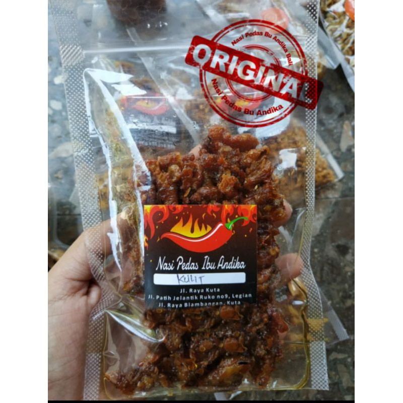 Kulit Ayam Pedas Manis by Nasi Pedas Bu Andika Bali
