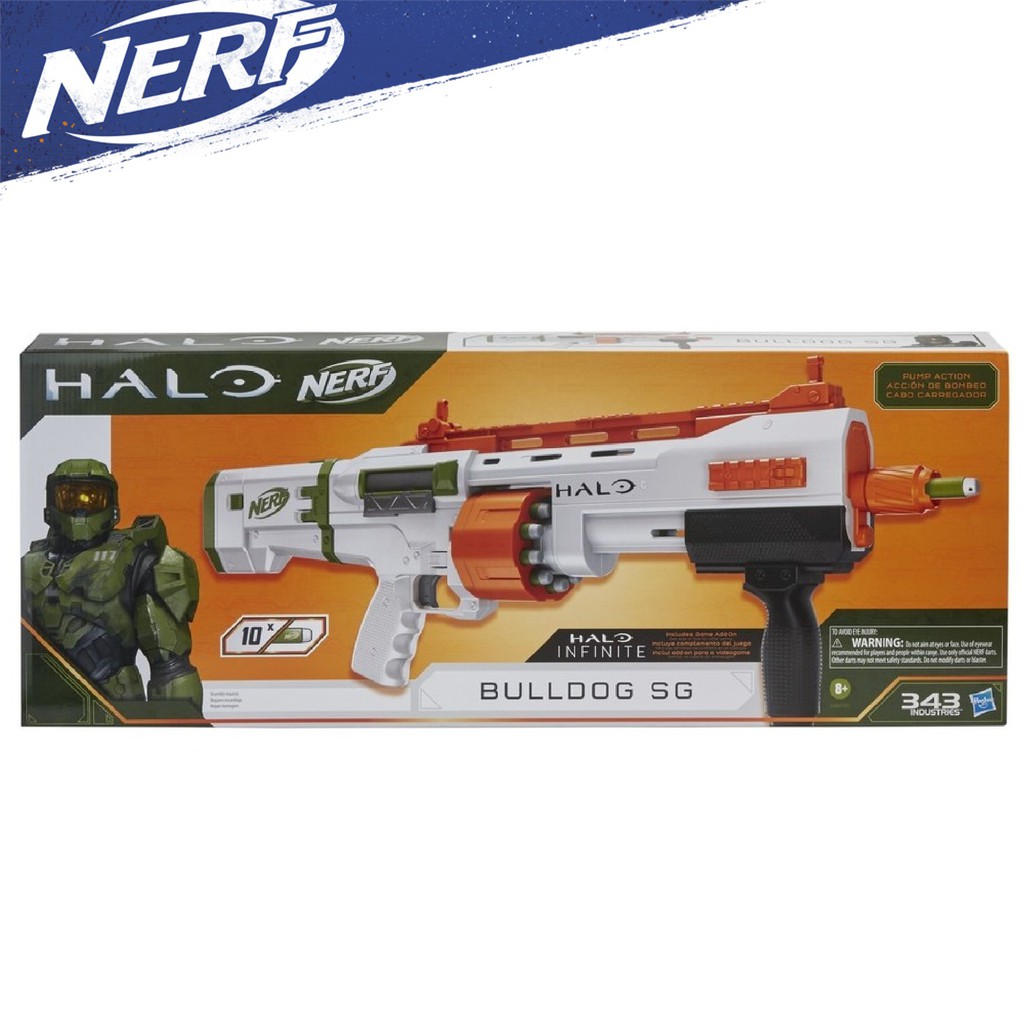 NERF HALO Infinite Bulldog SG Blaster