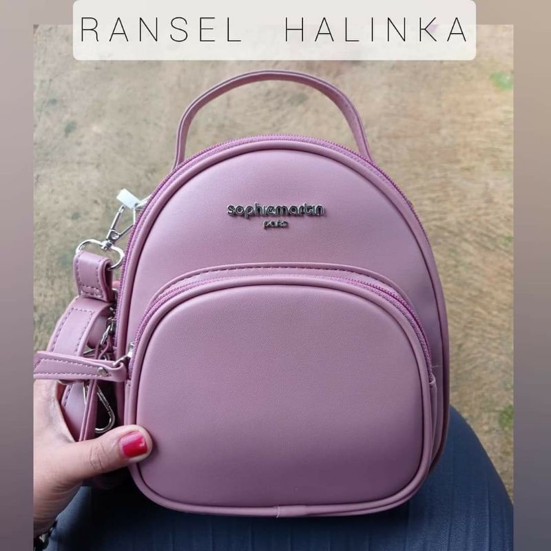 TAS HALINKA SOPHIE MARTIN PARIS 3 IN 1 (RANSEL/TENTENG/SELEMPANG