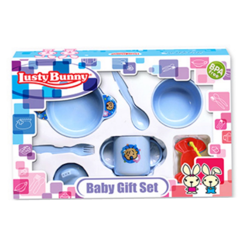 Lusty Bunny Baby Gift Set LB-1827 Food Maker Feeding set Paket Kado Bayi