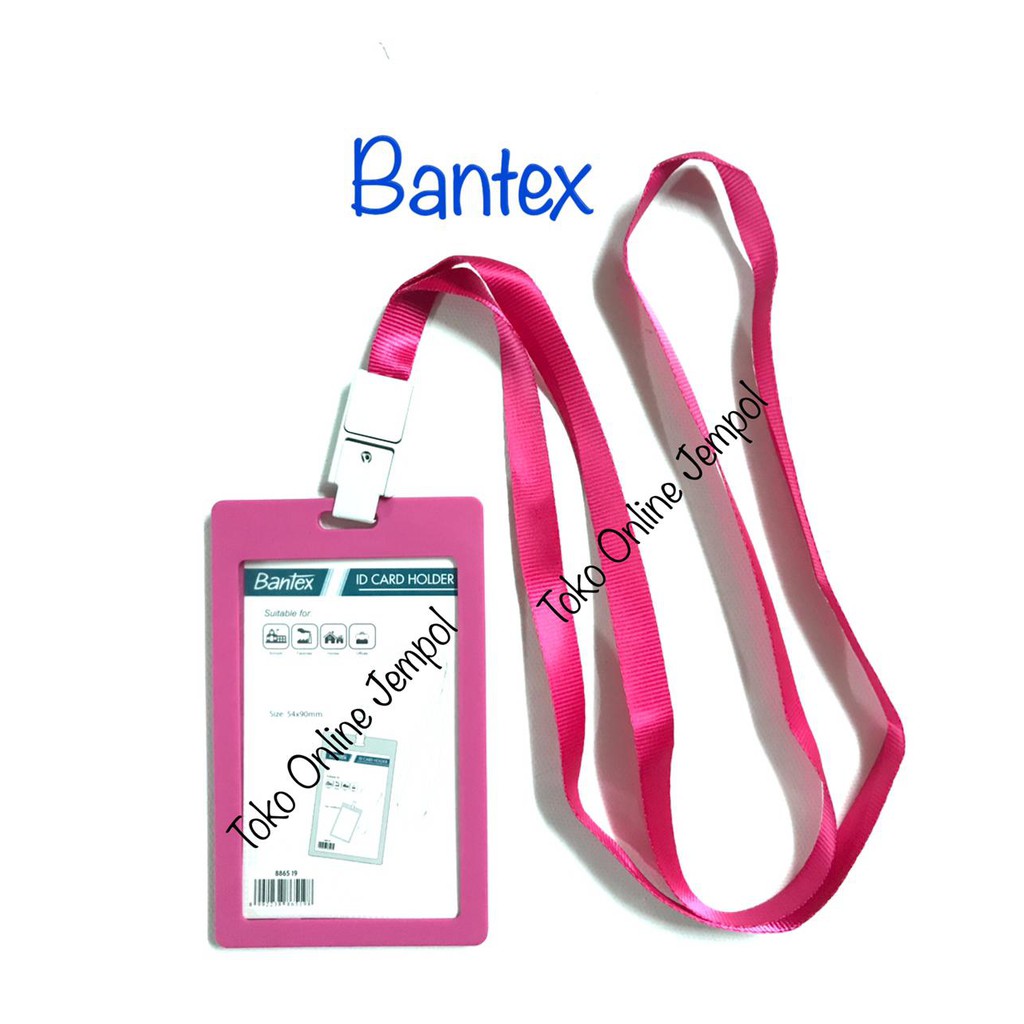 

ID Card Holder TALI Bantex Tempat Kartu Pengenal name tag ATK1170BX