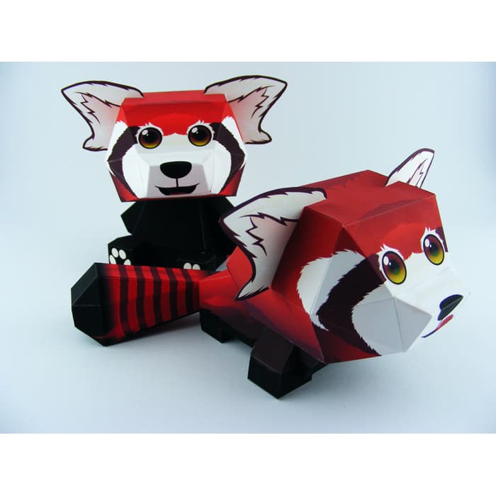 DIY Miniatur Papercraft Boneka Spark & Ember Firefox