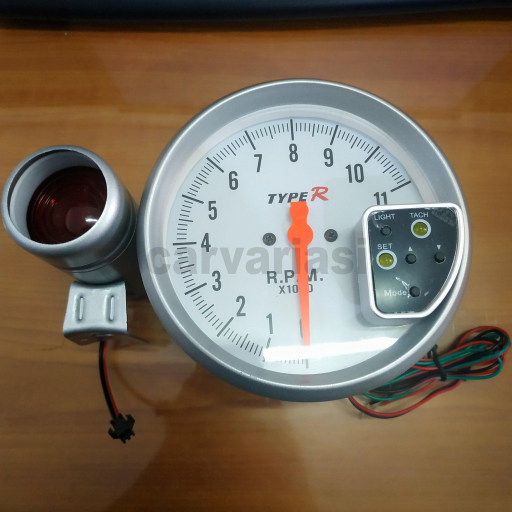 Jual Tachometer Type R 7 Warna Black White Shopee Indonesia
