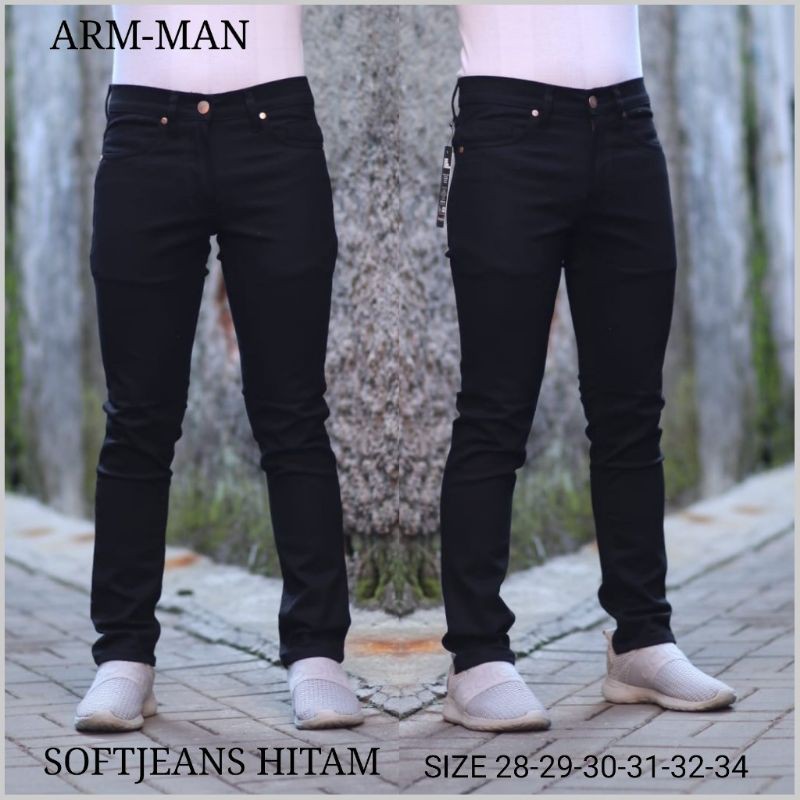 Sz 28-34 Celana Pria GANTLEMEN BOY Normal Size ARM Man Sobek Bikers Wisker Distro