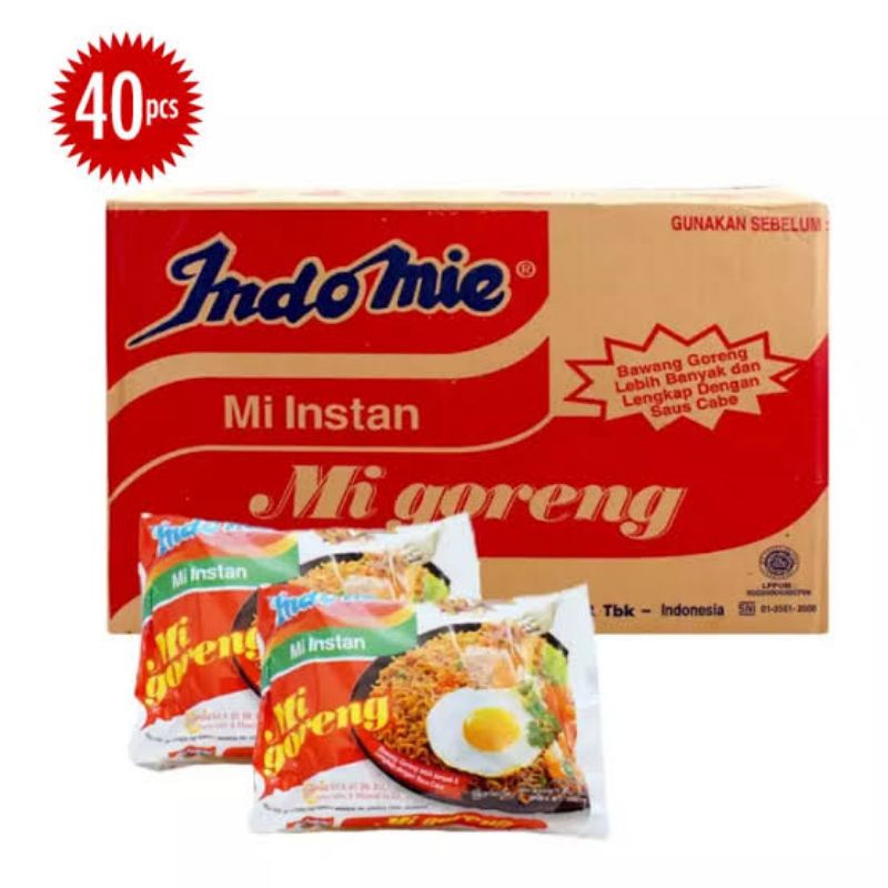 INDOMIE GORENG ORIGINAL KARTON MIE INSTAN MURAH