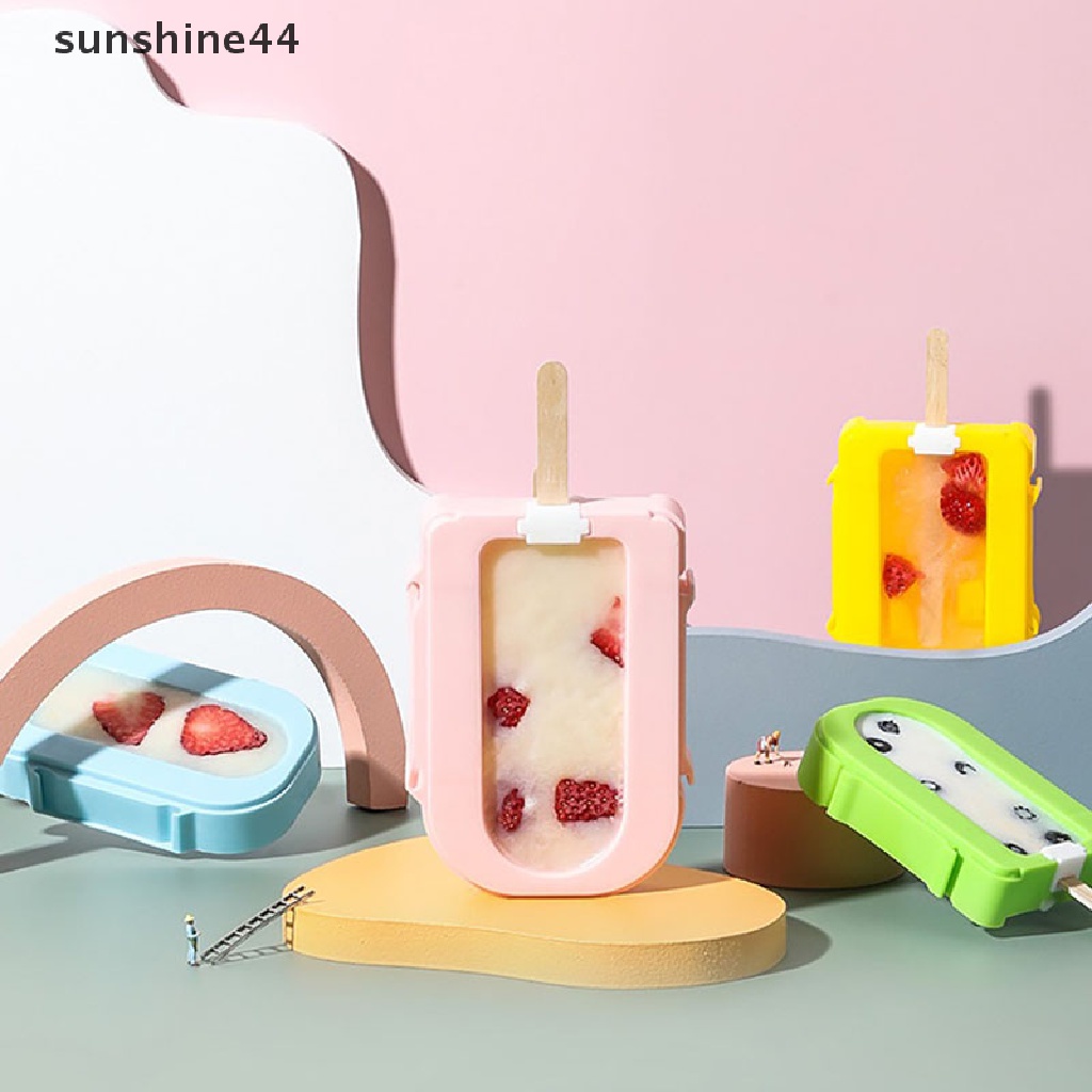 Sunshine Cetakan Es Krim Loli Diy Bahan Plastik