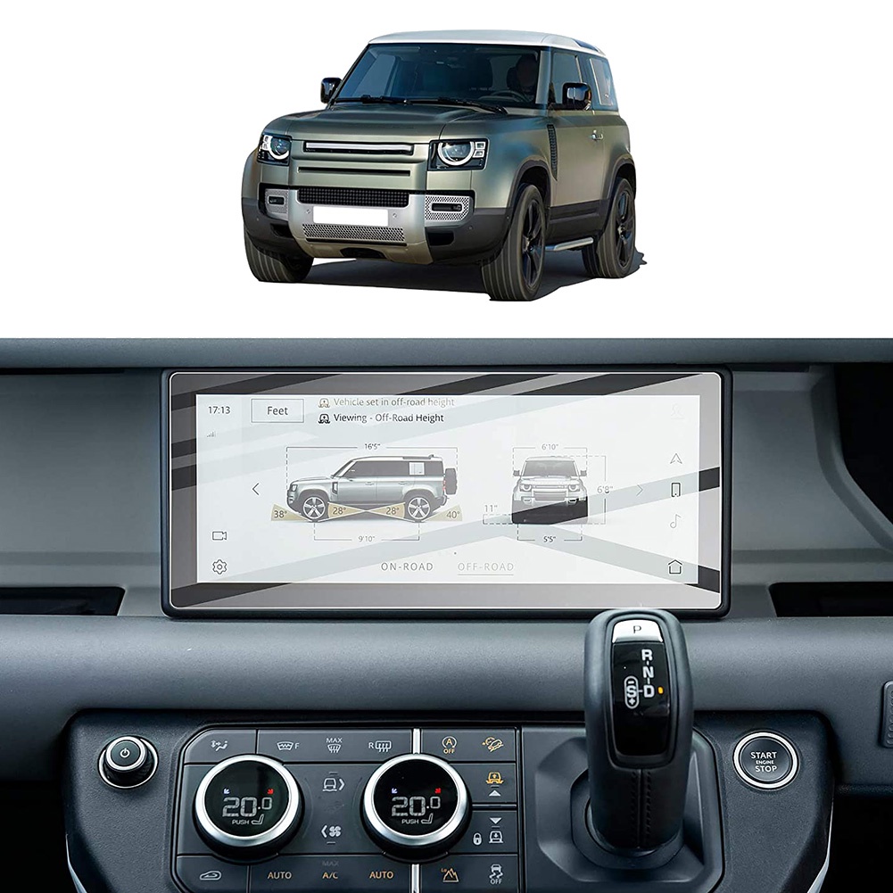 For 2020 2021 2022 Land Rover Defender 90 110 10-Inch GPS Navigation Touchscreen Protector Display Tempered Glass Film