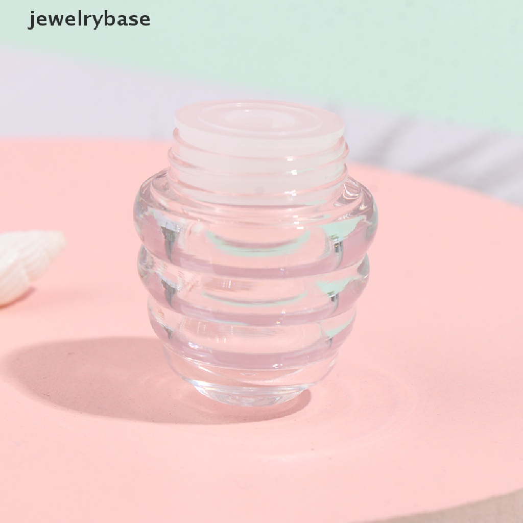 5 / 10 Pcs Botol Wadah Kosong Isi Ulang Mini Bening Untuk Lip Gloss Balm