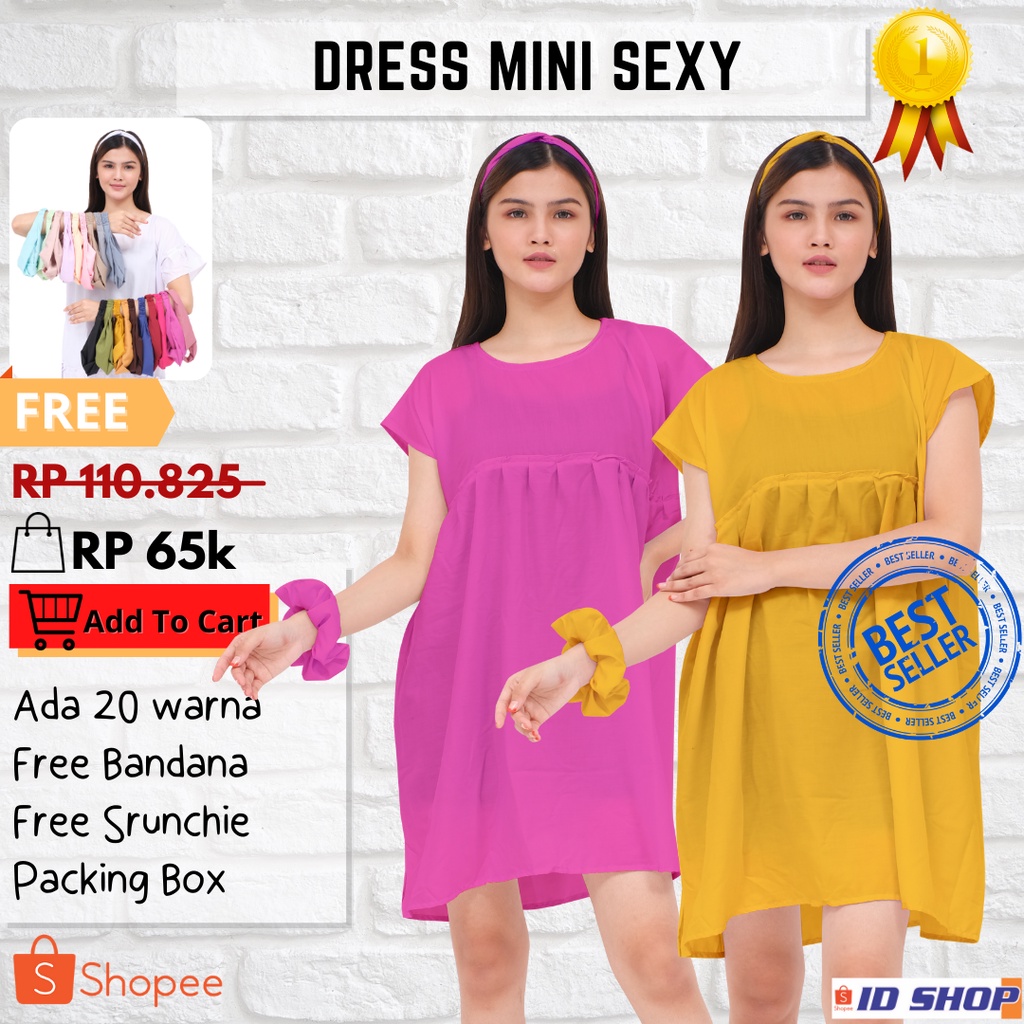 Daster Pakaian Favorit Wanita Daster Kekinian dres casual dres mini wanita dress pendek wanita dress