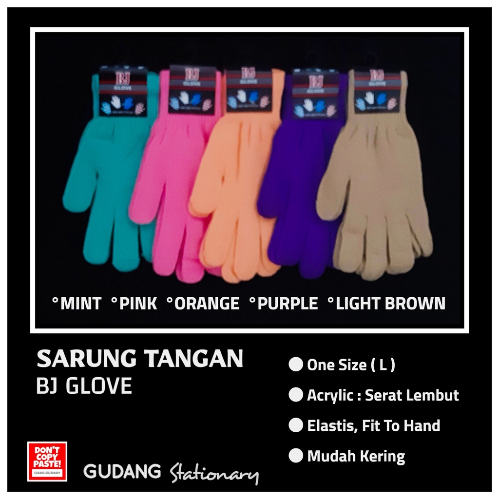 Sarung Tangan BJ GLOVE Warna