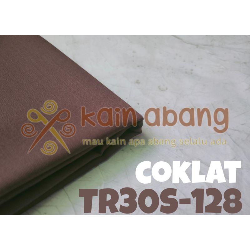 bahan kain american drill coklat tua jaksa bahan adem super murah cocok untuk seragam kemeja rok cel