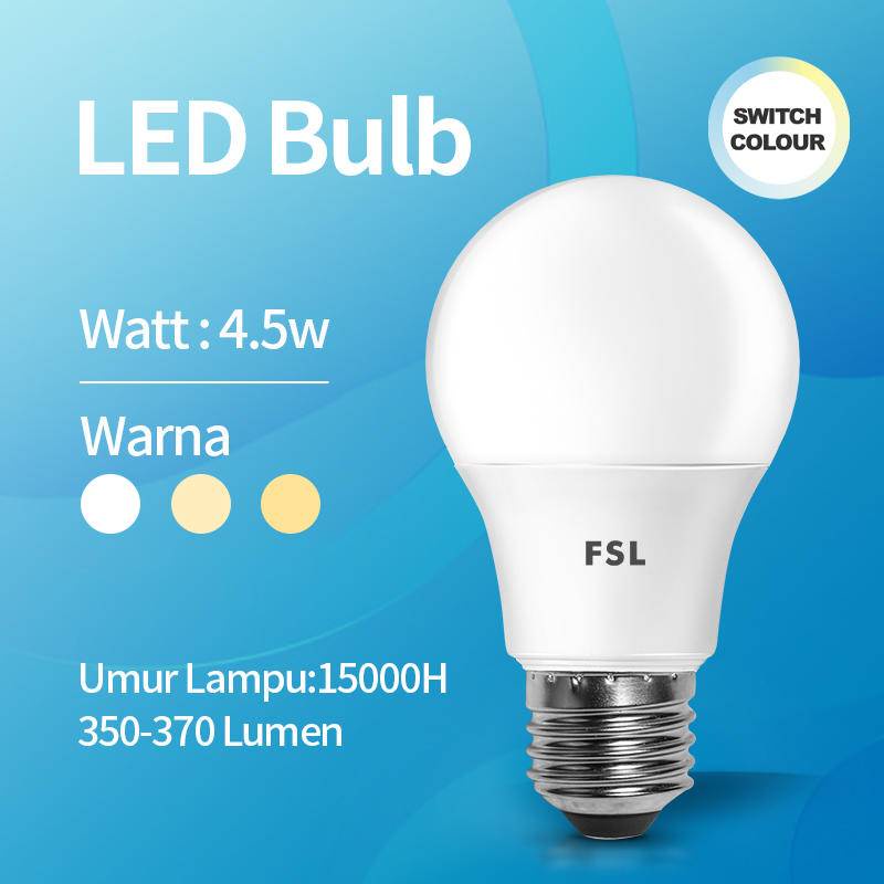 FSL Cob Led Bulb Lampu Lampu Led Lampu Garasi Rumah Siap Dikirim 4.5W【Warna dapat disesuaikan】