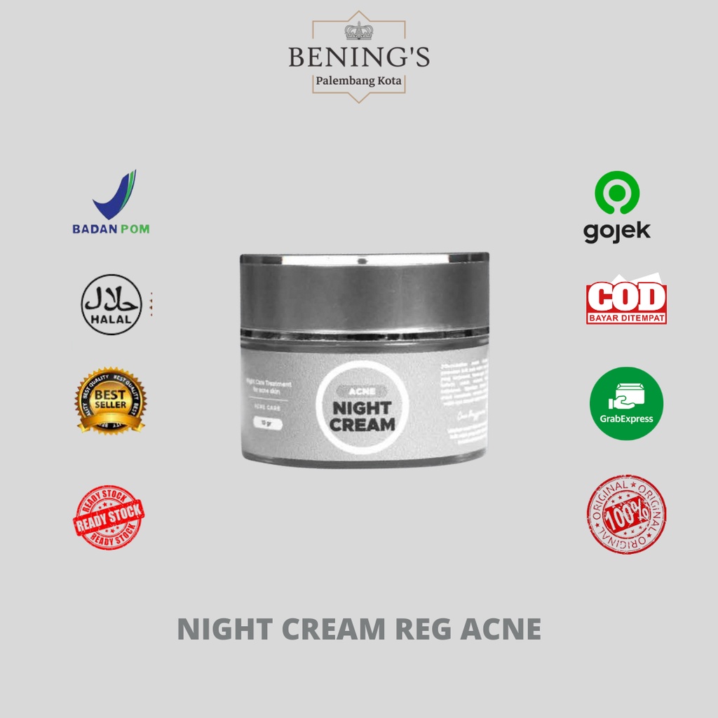 BENINGS SKINCARE by DR.OKY PRATAMA / PAKET ACNE-NIGHT CREAM REG